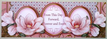 Pink Magnolia from This Day Large Dl Decoupage Card Kit by Michelle Chivers