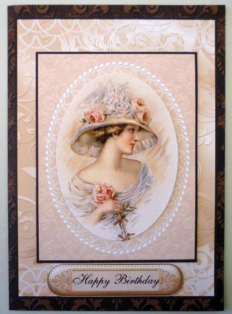 Vintage Lady Cameo by Michelle Chivers
