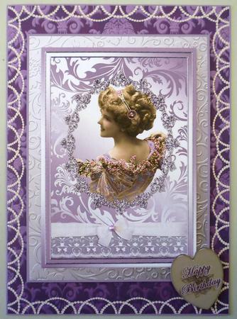 Vintage Lady Cameo #2 by Michelle Chivers