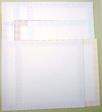 8 x 8 Male Patterned Blank Inserts by Michelle Chivers