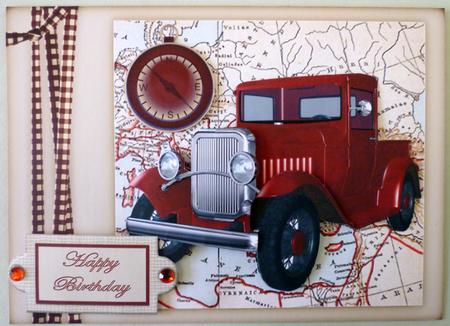 Red Vintage Truck by Michelle Chivers