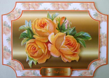Peach Florals by Michelle Chivers