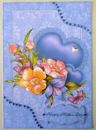 Floral Card Front by Michelle Chivers