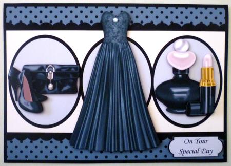 Evening Glamour - Blue by Michelle Chivers