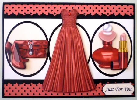 Evening Glamour - Coral by Michelle Chivers
