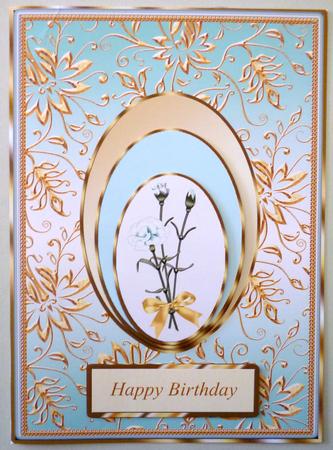Triple Topper Card Front - 50th Birthday by Michelle Chivers