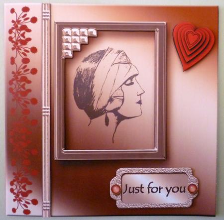 Art Deco Frame - Copper by Michelle Chivers