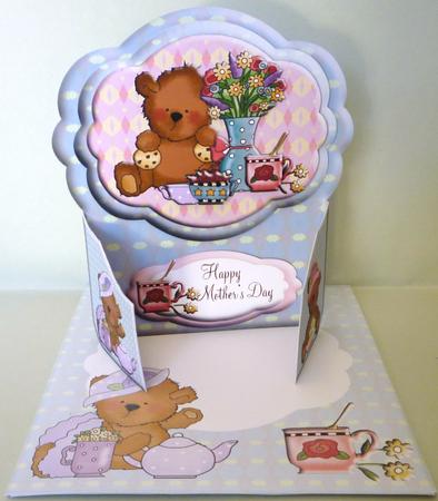 Tea Time Gatefold Card & Envelope Kit by Michelle Chivers
