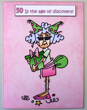 Stella Says 50 Age of Discovery Inside Out Topper by Michelle Chivers