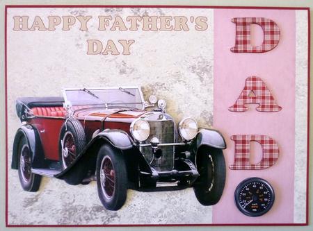 Dads Vintage Motor by Michelle Chivers
