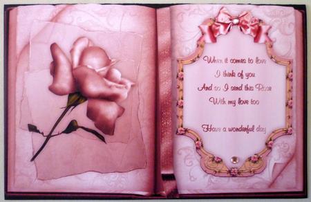 Rose Book Toppers. by Michelle Chivers