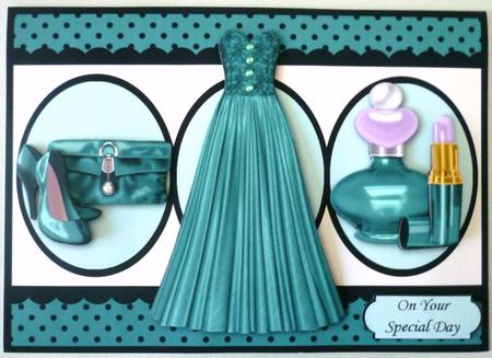 Evening Glamour - Teal by Michelle Chivers