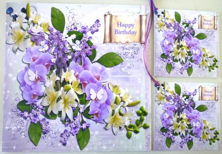 Orchids and Lilies by Michelle Chivers