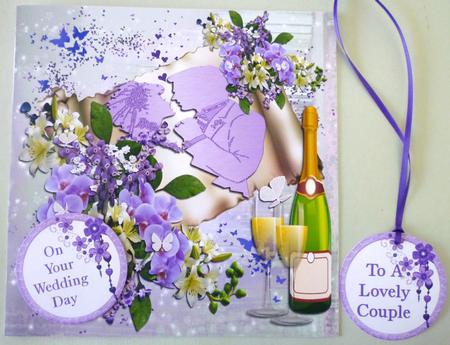 Star Struck Lovers Wedding or Anniversary Card by Michelle Chivers