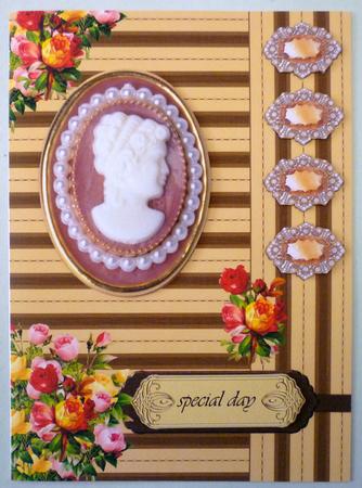 Vintage Cameo in Brown by Michelle Chivers