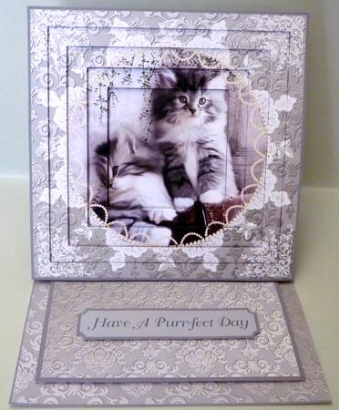 Lace & Pearls Kittens #3 by Michelle Chivers
