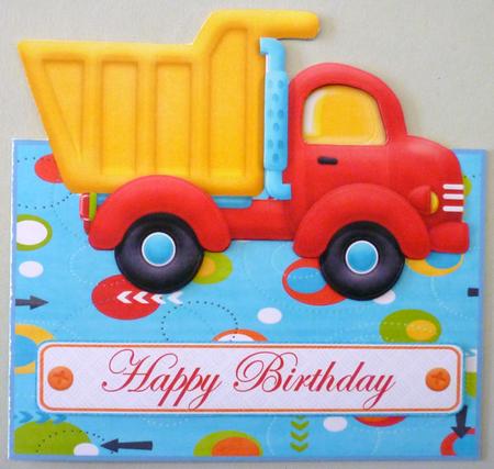 Truck Over the Edge Card by Michelle Chivers