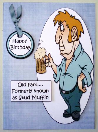 Don Used to Be a Stud Muffin Quick Card by Michelle Chivers