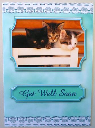 Three Little Kittens All-occasion Card by Michelle Chivers