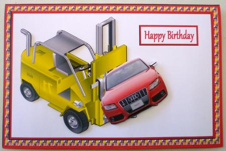 Audi on a Forklift Sbs by Michelle Chivers