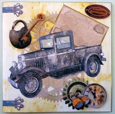 8x8 the Rusty Old Truck by Michelle Chivers