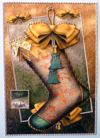 Christmas Golden Stockings by Michelle Chivers