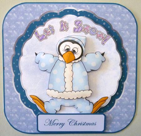 Penguin Let It Snow by Michelle Chivers
