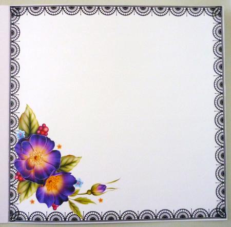 Floral Fanfare Insert by Michelle Chivers