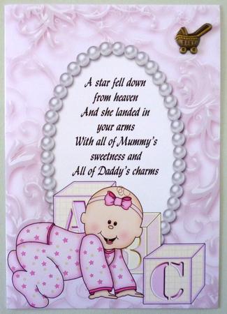 Baby Boy and Girl Toppers by Michelle Chivers