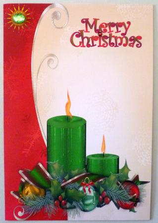 Christmas Candle Toppers by Michelle Chivers