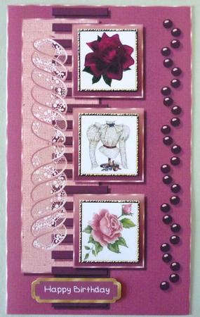 Mademoiselle Card Topper 1 by Michelle Chivers