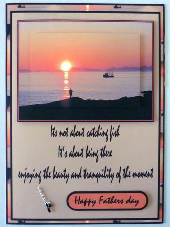 Fishing at Sunset by Michelle Chivers