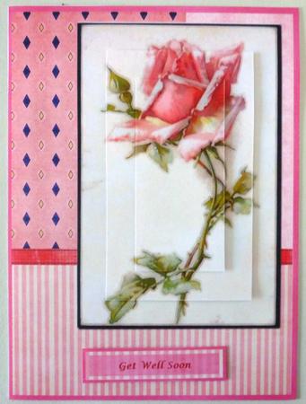 Floral Step by Step Card - Pink by Michelle Chivers