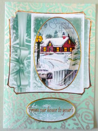 Vintage Cottage Scene by Michelle Chivers