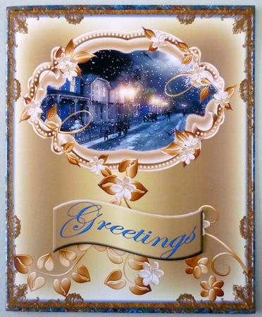 Gorgeous Greeting Topper/insert for Christmas by Michelle Chivers