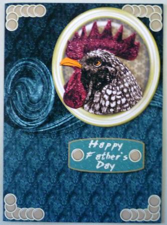 King of the Roost - Happy Birthday, Fathers Day, Dad by Michelle Chivers