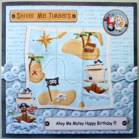 Shiver Me Timbers Ye Be the Birthday Boy (pirate Themed) by Michelle Chivers
