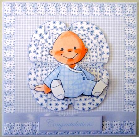 Baby Boy in Blue by Michelle Chivers