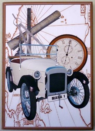 Traveling in Time - Print & Fold by Michelle Chivers