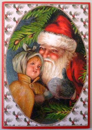 Me and Santa - Print & Fold by Michelle Chivers