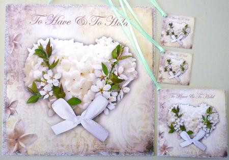 To Have & to Hold 8x8 Square Topper Sheet by Michelle Chivers