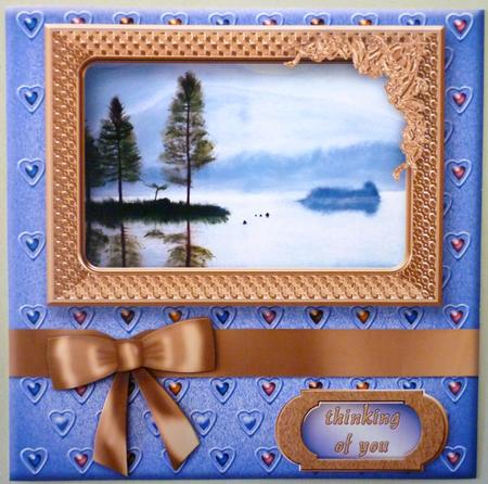 Framed Art - Blue Lake by Michelle Chivers