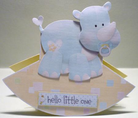Stuffed with Love - Rhino Rocker Card by Michelle Chivers