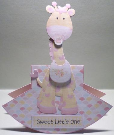 Stuffed with Love - Giraffe Rocker Card by Michelle Chivers