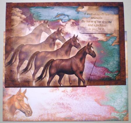 Storm Horse A5 Pyramid Card Kit by Michelle Chivers