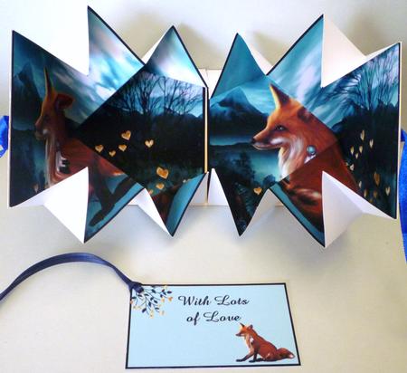 Fox in Solitude - Exploding Card by Michelle Chivers