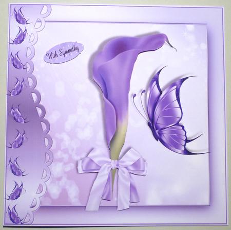 The Lily Card Topper by Michelle Chivers