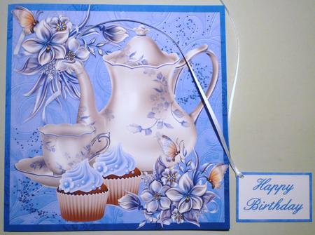 Winter Flowers, Iced Buns and Tea by Michelle Chivers