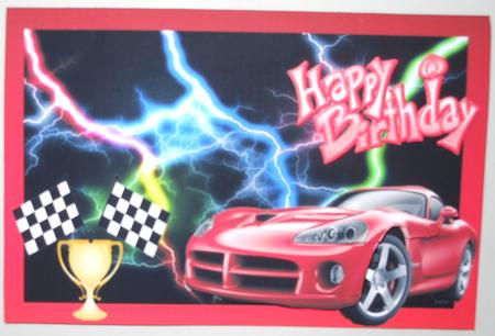 Dodge Viper Decoupage by Michelle Chivers