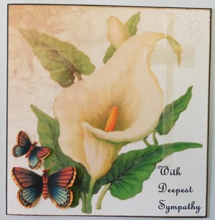 Vintage Sympathy Lillies by Michelle Chivers